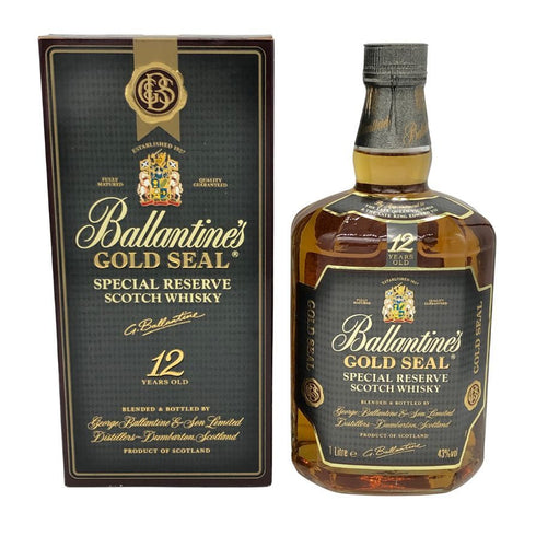 バランタイン 12年 ゴールドシール スペシャルリザーブ 1000ml 43% Ballantine's GOLD SEAL スコッチウイスキー【S0】